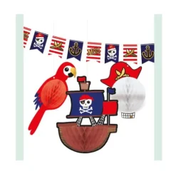 Kit de décoration - Collection Pirate Rouge