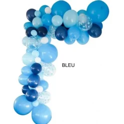 Kit Guirlande de 50 Ballons Organiques de 5 mètres - Couleur au Choix