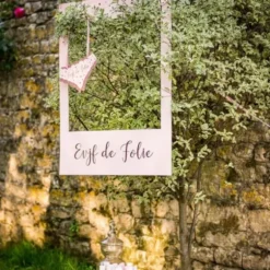 Kit Photobooth avec son Cadre et ses 12 Pièces - EVJF de Folie - Rose Gold