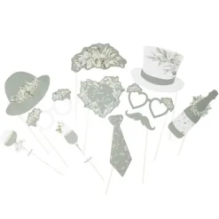 Kit Photobooth FSC® - 11 pièces - Collection Greenery