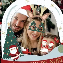 Kit Photobooth géant - 13 pièces - La Magie de Noël