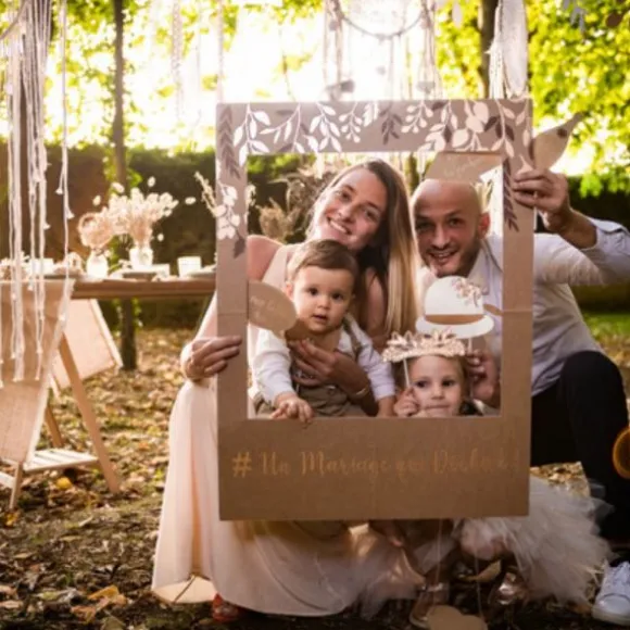 Kit Photobooth Mariage - Cadre et 13 pièces