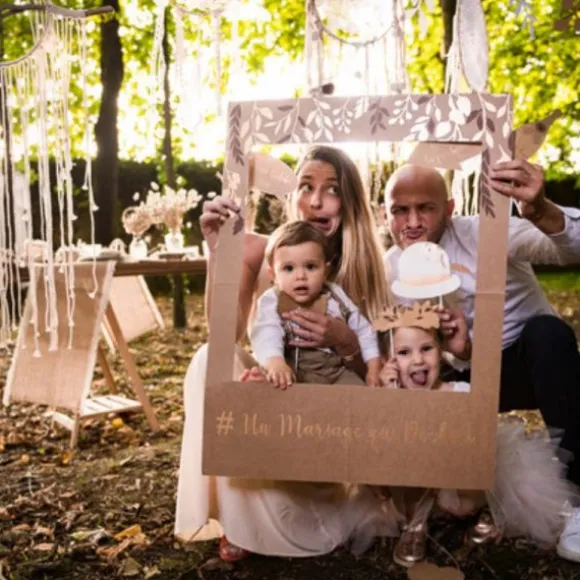Kit Photobooth Mariage - Cadre et 13 pièces