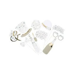 Kit Photobooth - 11 Pièces - Collection Sauge Green
