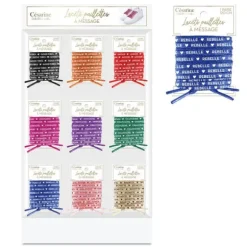 Lacets à paillettes humoristiques - Modèle Aléatoire