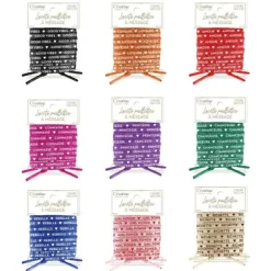 Lacets à paillettes humoristiques - Modèle Aléatoire