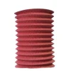 Lampion cylindrique rouge - 13 cm