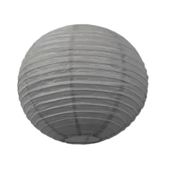 Lanterne Japonaise en Papier Grise - 15 cm