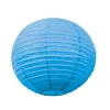 Lanterne Japonaise en Papier Turquoise - 15 cm