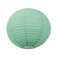 Lanterne Japonaise en Papier Vert Menthe - 35 cm