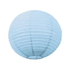 Lanterne Japonaise en Papier Bleu Ciel - 50 cm