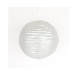 Lanterne Japonaise en Papier Argent - 35 cm
