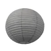 Lanterne Japonaise en Papier Grise - 35 cm
