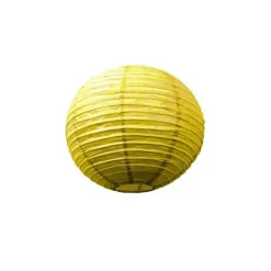 Lanterne Japonaise en Papier Or - 35 cm