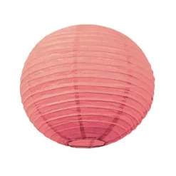 Lanterne Japonaise en Papier Corail - 35 cm