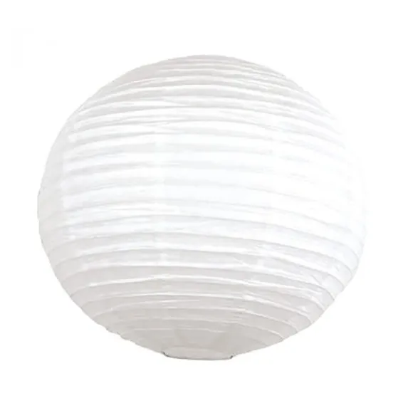 Lanterne Japonaise en Papier Blanche - 35 cm