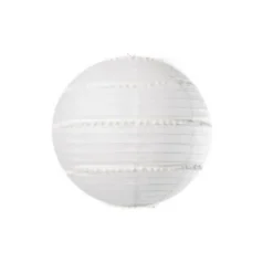 Lanterne à Pompons - Blanc