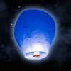 Lanterne volante "ballon" - Bleu Roi