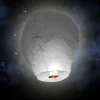 Lanterne volante "ballon" - Gris