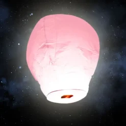 Lanterne volante "ballon" - Rose pâle