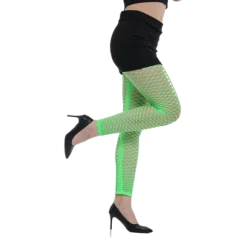 Legging en résille fluo - Couleur au choix