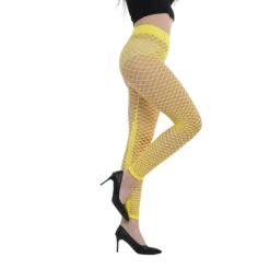 Legging en résille fluo - Couleur au choix