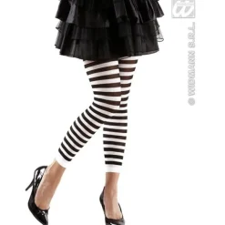 Legging rayé Noir et Blanc