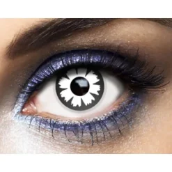 Lentilles Fantaisie - Cyber White - 1 an (sans correction)