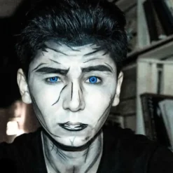 Lentilles Fantaisies  - Bleu - Wolf - 1 Jour (Sans correction)