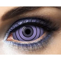 Lentilles Fantaisie - Sclera Rinnegan Violette - 1 an - (Sans correction)