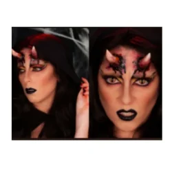 Lentilles Fantaisies – Rouge et Jaune - "Devil" - 1 Jour (Sans correction)