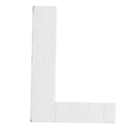 Lettre L en Bois Blanc - 5 cm