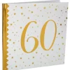 Livre d'Or Anniversaire - Blanc et Or - 60 ans