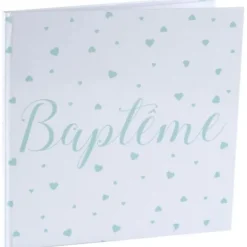 Livre d'Or Baptême - Vert Menthe