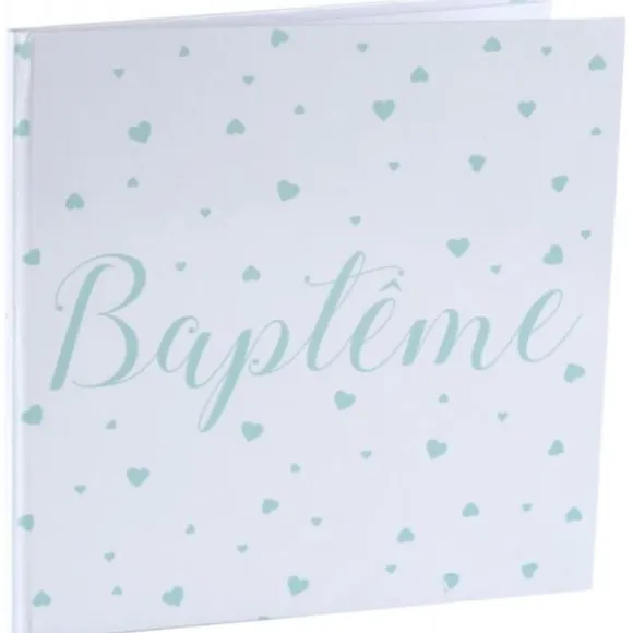 Livre d'Or Baptême - Vert Menthe
