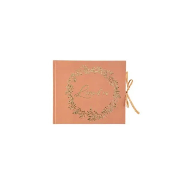 Livre d'or - Collection Jolis Brins - Terracotta et Or