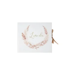 Livre d'or - Collection Pampas, Fleurs de Coton et Or