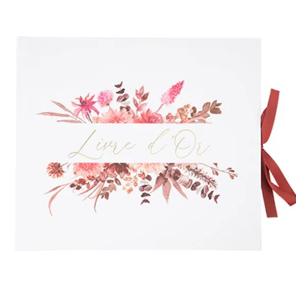 Livre d'or de 68 pages FSC® - 22 x 19 cm - Collection Time to Disco
