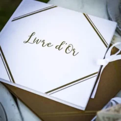 Livre D'Or - Dorure Embossée - Blanc