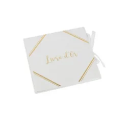 Livre D'Or - Dorure Embossée - Blanc