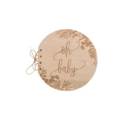 Livre d'Or en bois collection Oh Baby ! - 16 cm