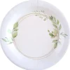 Lot de 10 assiettes - 22,5 cm - Ô Bonheur