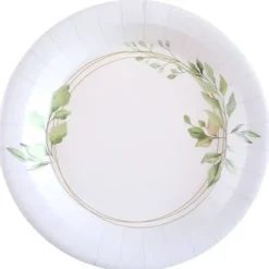 Lot de 10 assiettes - 22,5 cm - Ô Bonheur