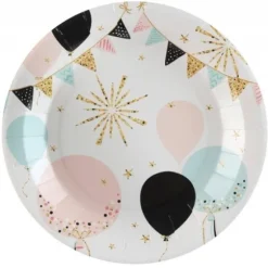 Lot de 10 Assiettes Paillettes