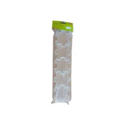 Lot de 5 boîtes transparentes en plexiglas en forme de pièces de puzzle
