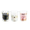 Lot de 3 Bougies Chat