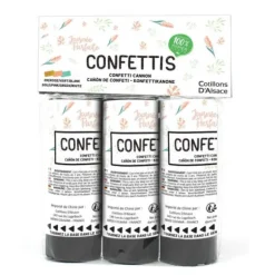 Lot de 3 canons à confettis - Mix Journée Parfaite - 11 cm