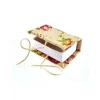 Lot de 2 contenants en forme de livre - Fleur