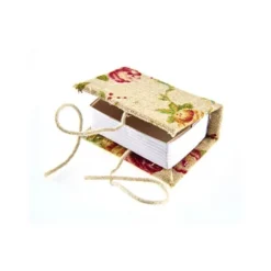 Lot de 2 contenants en forme de livre - Fleur