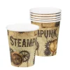 Lot de 6 Gobelets Steampunk - 25 CL